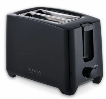 Toaster Livia LTS201, black