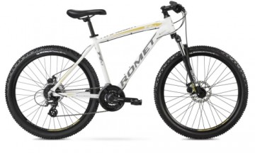 Velosipēds Romet Rambler R6.3 2024 white-gold-20" / XL