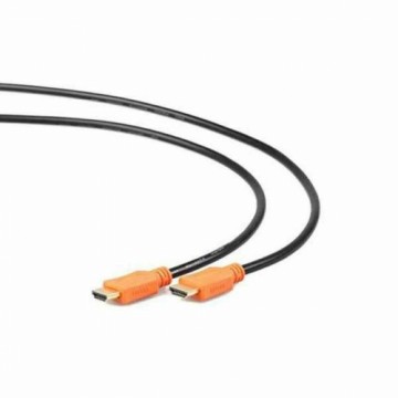 Кабель HDMI с Ethernet GEMBIRD CC-HDMI4L-6 Чёрный Черный/Оранжевый 1,8 m