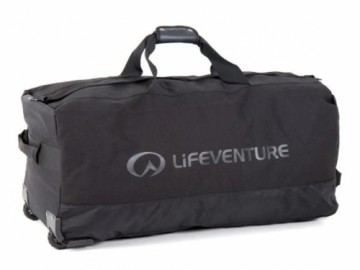 Lifeventure Expedition Wheeled Duffle, 120 Litre Roll-Base, Black