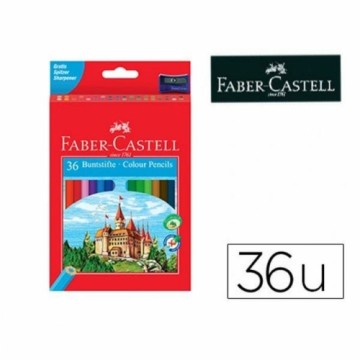 Krāsainie zīmuļi Faber-Castell Castle Daudzkrāsains 36 Daudzums