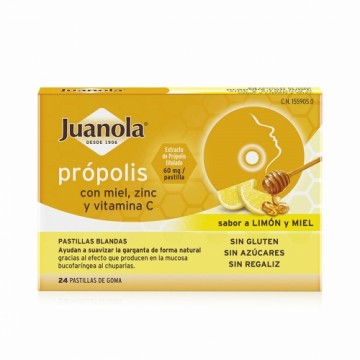 Želejas konfektes Juanola Propolis Citrona Medus Propolis 24 gb.