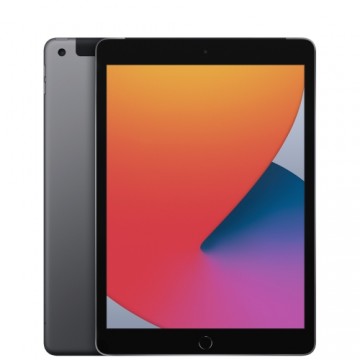 Apple iPad 8 10.2" 128GB WiFi + Cellular - SPACE GRAY (Atjaunināts, stāvoklis kā jauns)