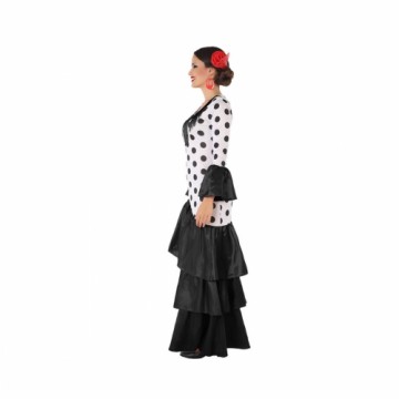 Bigbuy Carnival Маскарадные костюмы для взрослых Чёрный Танцовщица фламенко XXL