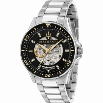 Men's Watch Maserati SFIDA AUTOMATIC Black (Ø 44 mm)