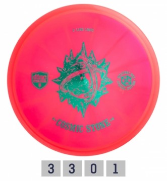 Discgolf DISCMANIA Putter COSMIC STONE C-Line red 3/3/0/1