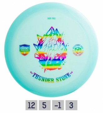 Discgolf DISCMANIA  Distance Driver THUNDER STONE DD3 blue 12/5/-1/3