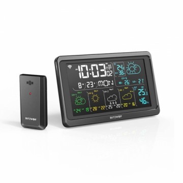 Smart Wi-Fi Weather Station Blitzwolf BW-WS04 (black)