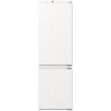 Gorenje White | Display | Energy efficiency class E | Freezer net capacity 68 L | Fridge net capacity 180 L | Height 177.2 cm | No Frost system | 39 dB | Refrigerator | NRKI418EE1 | Built-in | Combi