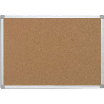 Bulletin board Q-Connect KF03564 Brown 200 x 100 cm Cork Plastic