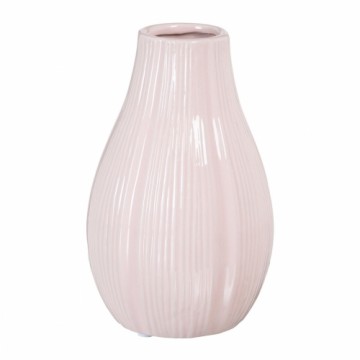 Bigbuy Home Vāze Rozā Keramika 12,5 x 12,5 x 20,5 cm