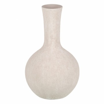 Bigbuy Home Vāze Krēmkrāsa Keramika Smiltis 23 x 23 x 46,5 cm