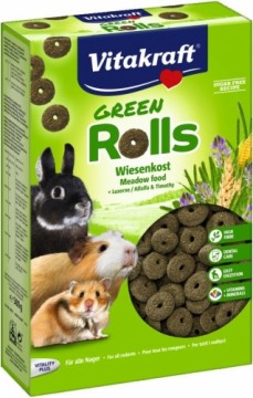 VITAKRAFT GREEN ROLLS - treat for rodents - 500 g