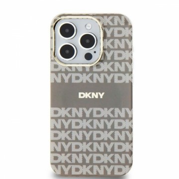 DKNY DKHMP15SHRHSEE iPhone 15 | 14 | 13 6.1" beżowy|beige hardcase IML Mono & Stripe MagSafe