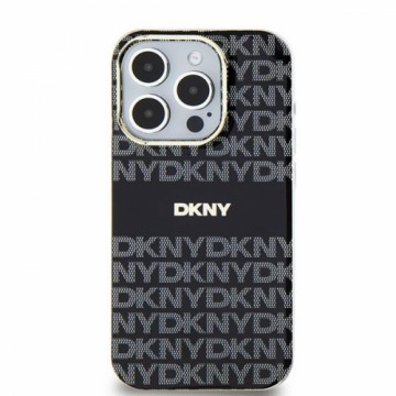 DKNY DKHMP15MHRHSEK iPhone 15 Plus | 14 Plus 6.7" czarny|black hardcase IML Mono & Stripe MagSafe