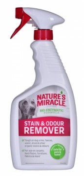 NATURE'S MIRACLE Stain&Odour Remover Dog - Spray for cleaning and removing dirt  - 709 ml