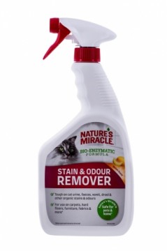 NATURE'S MIRACLE Stain&Odour Remover Melon Cat - Spray for cleaning and removing dirt  - 946 ml