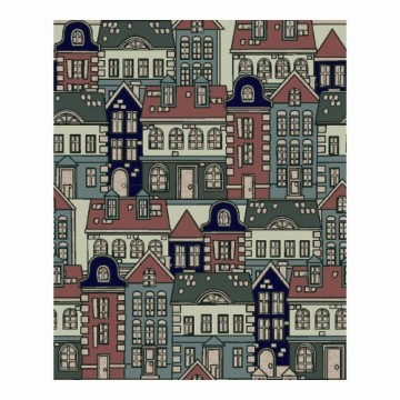 Скатерть Things Home Trade Town 140 cm x 25 m хлопок и полиэстер