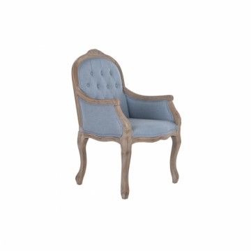 Dining Chair DKD Home Decor Blue Natural 30 x 40 cm 62 x 55 x 100 cm 63,5 x 50 x 102 cm