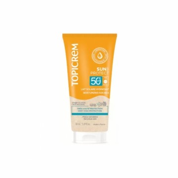 Sauļošanās pieniņš Topicrem SPF 50+ 50 ml Mitrinošs