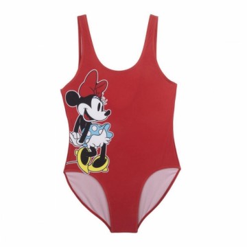 Sieviešu Peldkostīms Minnie Mouse Sarkans