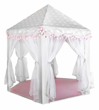 Ist- Bērnu telts grey-pink 8772*-izpārdošana