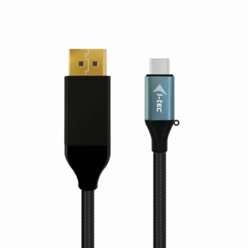 USB C uz Display Porta Adapteris i-Tec C31CBLDP60HZ 1,5 m Melns