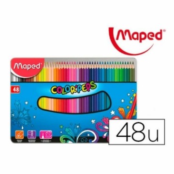 Карандаш Maped 832058 Разноцветный HB (48 Предметы)