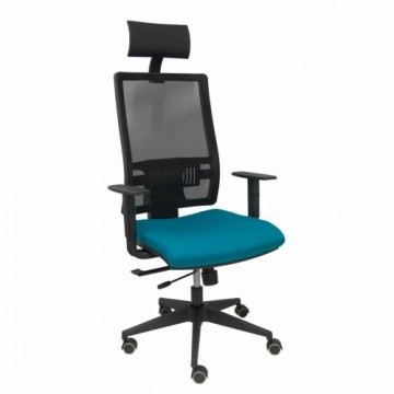 Офисный стул с изголовьем P&C B10CRPC Зеленый/Синий