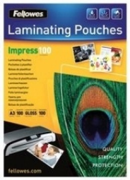 Fellowes Laminating Pouch 100 M A3 100 pcs