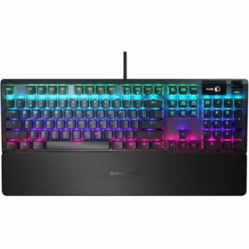 Keyboard SteelSeries 64532 Black Monochrome Multi Spanish Qwerty