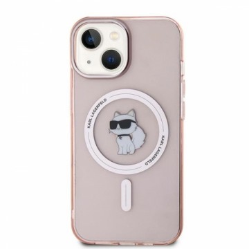 Karl Lagerfeld KLHMP12MHFCCNOP iPhone 12|12 Pro 6.1" różowy|pink hardcase IML Choupette MagSafe