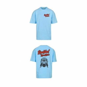 Vīriešu Krekls ar Īsām Piedurknēm RADIKAL Bear Debesu zils XXL