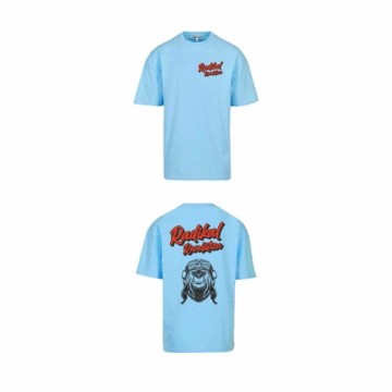 Vīriešu Krekls ar Īsām Piedurknēm RADIKAL Bear Debesu zils S