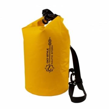 Gio`style Ūdensnecaurlaidīga termiskā soma Dry Bag Nautic Storm M 10L, Ø20x45cm, dzeltena