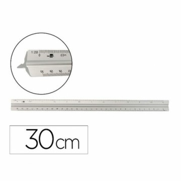 Lineāls Liderpapel EL01 30 cm
