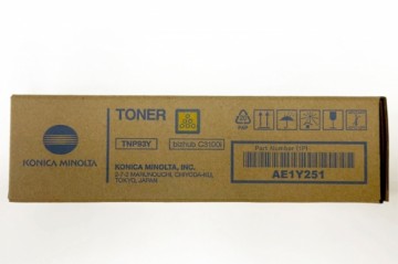 Original Toner Yellow Konica Minolta Bizhub C3100i (TNP93Y, TNP-93Y, AE1Y251)