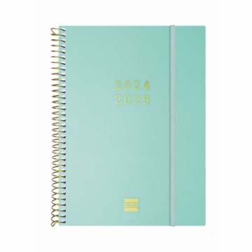 Diary Finocam Turquoise A5 15,5 x 21,2 cm 2024-2025