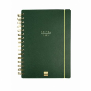 Diary Finocam Haiku Green A5 15,5 x 21,2 cm 2024-2025