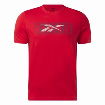 Men’s Short Sleeve T-Shirt Reebok Graphic Series Red