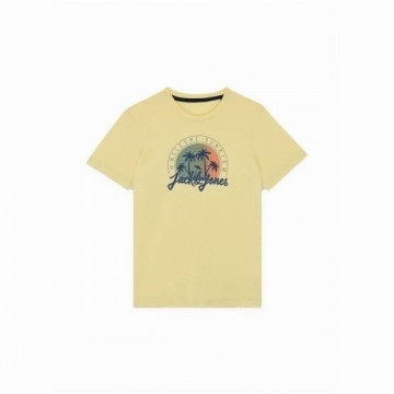 Детский Футболка с коротким рукавом Jack & Jones Jjsummer Smu Vibe Tee Жёлтый