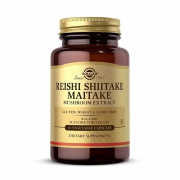 Reishi, Shiitake un Maitake (sēņu ekstrakts) Solgar 30228