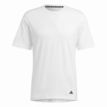 Vīriešu Krekls ar Īsām Piedurknēm Adidas Base Balts