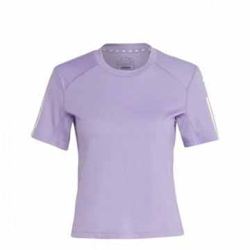 Sieviešu Krekls ar Īsām Piedurknēm Adidas Essentials Plūme Ceriņš