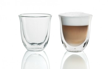 Delonghi Cappuccino-Gläser (2er-Set), Glas