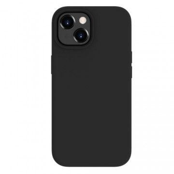 Evelatus Premium Mīksta pieskāriena silikona aizmugures maks-apvalks priekš iPhone 15 Plus Melna