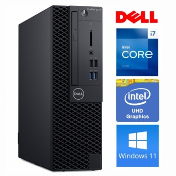 DELL 3070 SFF i7-9700 32GB 512SSD M.2 NVME+1TB DVD WIN11Pro