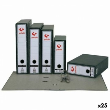 Рычажный картотечный шкаф Grafoplas Ecoclassic Серый A4 (25 штук)