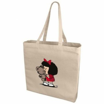 Хлопковая сумка Mafalda 38,5 x 40,5 x 9,5 cm Медведь