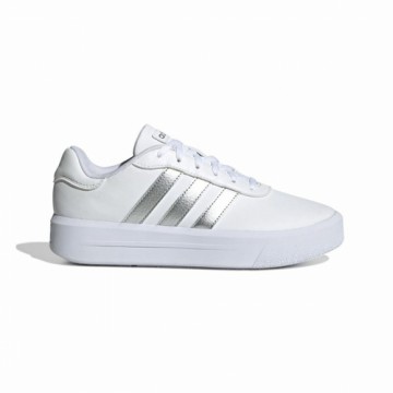 Sieviešu ikdienas apavi Adidas Court Platform Balts